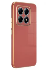 Uray store Xiaomi Mi 14T Pro Volet Silikon - Kırmızı