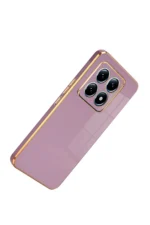 Uray store Xiaomi Mi 14T Pro Volet Silikon - Mor - Görsel 3