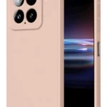 Uray store Xiaomi Mi 15 Pro Kılıf Nano içi Kadife Silikon - Pudra