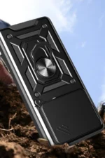 Uray store Xiaomi Mi 15 Pro Kılıf Pars Lens Yüzüklü Silikon - Yeşil - Görsel 3