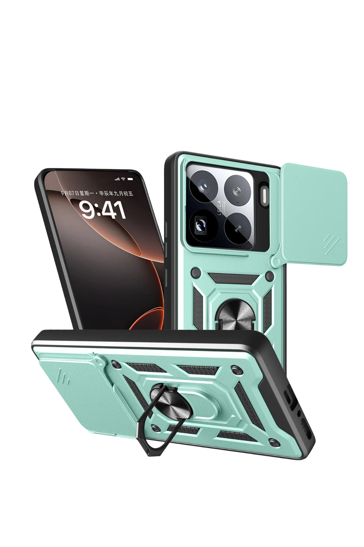 newface-xiaomi-mi-15-pro-kilif-pars-lens-yuzuklu-silikon-yesil-default Uray store Xiaomi Mi 15 Pro Kılıf Pars Lens Yüzüklü Silikon - Yeşil - Görsel 1