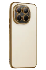 Uray store Xiaomi Mi 15 Razer Lensli Silikon - Gold - Görsel 3
