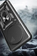 Uray store Xiaomi Mi 15 Ultra Kılıf Pars Lens Yüzüklü Silikon - Yeşil - Görsel 2