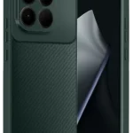 Uray store Xiaomi Mi 15T Auto Focus Karbon Kapak - Koyu Yeşil