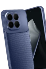 Uray store Xiaomi Mi 15T Auto Focus Karbon Kapak - Lacivert - Görsel 3