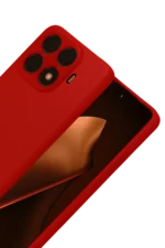 Uray store Xiaomi Mi 15T Pro Nano içi Kadife Silikon - Kırmızı - Görsel 2