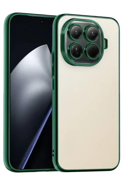 Uray store Xiaomi Mi 15T Pro Razer Lensli Silikon - Yeşil