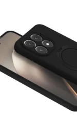 Uray store Xiaomi Mi 15T Regal Magsafe Standlı Kapak - Siyah - Görsel 2