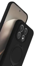 Uray store Xiaomi Mi 15T Regal Magsafe Standlı Kapak - Siyah - Görsel 3