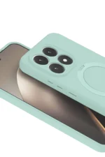 Uray store Xiaomi Mi 15T Regal Magsafe Standlı Kapak - Su Yeşili - Görsel 2