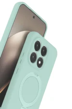 Uray store Xiaomi Mi 15T Regal Magsafe Standlı Kapak - Su Yeşili - Görsel 3