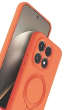 Uray store Xiaomi Mi 15T Regal Magsafe Standlı Kapak - Turuncu - Görsel 3