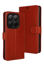Uray store Xiaomi Mi 15T Trend S Plus Kapaklı Kılıf - Kırmızı