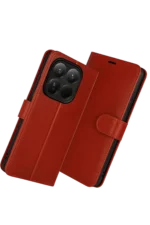 Uray store Xiaomi Mi 15T Trend S Plus Kapaklı Kılıf - Kırmızı - Görsel 3