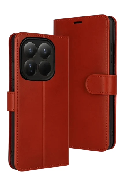 Uray store Xiaomi Mi 15T Trend S Plus Kapaklı Kılıf - Kırmızı