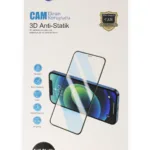 Uray store Xiaomi Mi 17 Pro Max 3D Antistatik Cam Ekran Koruyucu - Şeffaf
