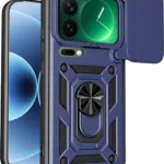 Uray store Xiaomi Mi 17 Pro Max Pars Lens Yüzüklü Silikon - Lacivert