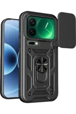 Uray store Xiaomi Mi 17 Pro Max Pars Lens Yüzüklü Silikon - Siyah