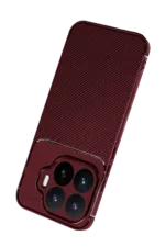 Uray store Xiaomi Mi 17T Auto Focus Karbon Kapak - Bordo - Görsel 3