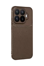 Uray store Xiaomi Mi 17T Auto Focus Karbon Kapak - Kahverengi - Görsel 2