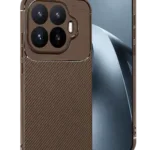 Uray store Xiaomi Mi 17T Auto Focus Karbon Kapak - Kahverengi