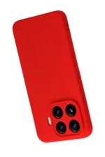 Uray store Xiaomi Mi 17T Nano içi Kadife Silikon - Kırmızı - Görsel 4
