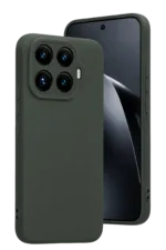 Uray store Xiaomi Mi 17T Nano içi Kadife Silikon - Koyu Yeşil