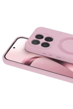Uray store Xiaomi Mi 17T Regal Magsafe Standlı Kapak - Açık Pembe - Görsel 2