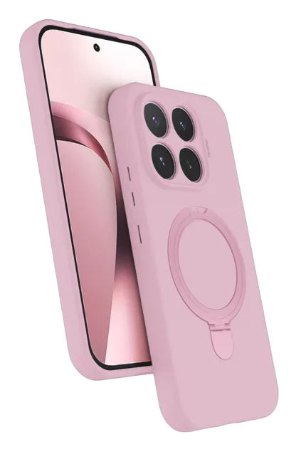 Uray store Xiaomi Mi 17T Regal Magsafe Standlı Kapak - Açık Pembe
