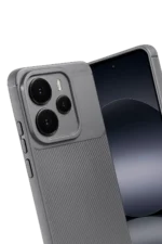 Uray store Xiaomi Note 14 5G Auto Focus Karbon Kapak - Gri - Görsel 2