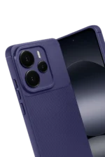 Uray store Xiaomi Note 14 5G Auto Focus Karbon Kapak - Lacivert - Görsel 2