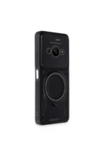 Uray store Xiaomi Poco C61 Kılıf Joy Lens Standlı Kapak - Siyah - Görsel 2