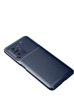 Uray store Xiaomi Poco F3 Kılıf Auto Focus Karbon Kapak - Lacivert - Görsel 2