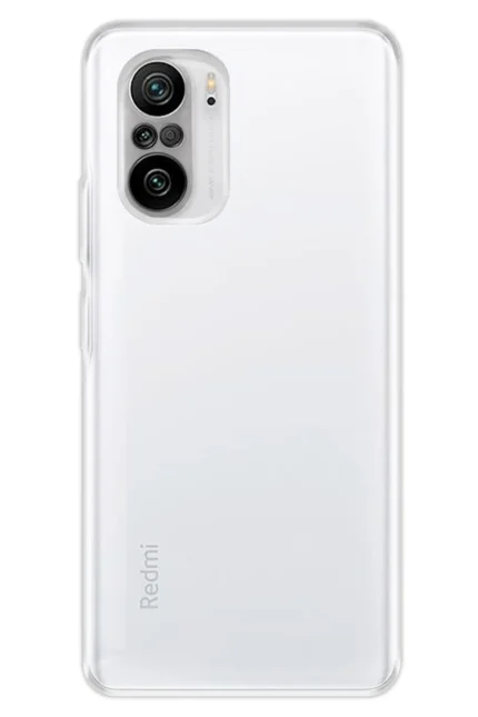Uray store Xiaomi Poco F3 Kılıf Deluxe 2mm Şeffaf Silikon - Şeffaf
