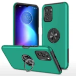 Uray store Xiaomi Poco F3 Kılıf Elit Yüzüklü Kapak - Yeşil