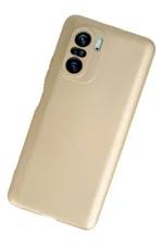 Uray store Xiaomi Poco F3 Kılıf First Silikon - Gold - Görsel 3