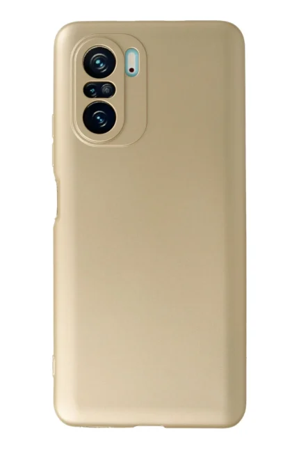 Uray store Xiaomi Poco F3 Kılıf First Silikon - Gold
