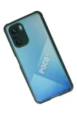 Uray store Xiaomi Poco F3 Kılıf Miami Şeffaf Silikon - Koyu Yeşil - Görsel 2