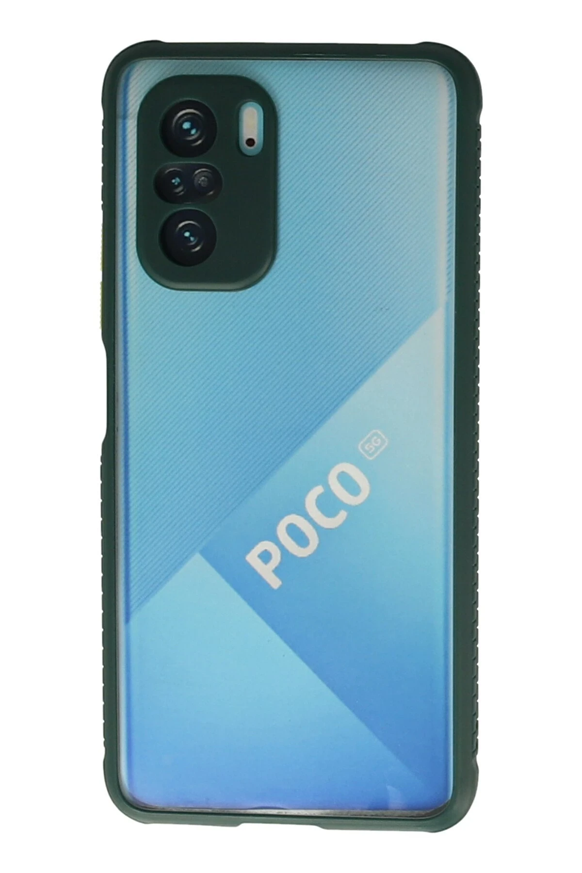 newface-xiaomi-poco-f3-kilif-miami-seffaf-silikon-koyu-yesil-default Uray store Xiaomi Poco F3 Kılıf Miami Şeffaf Silikon - Koyu Yeşil - Görsel 1