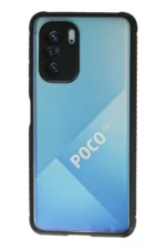 Uray store Xiaomi Poco F3 Kılıf Miami Şeffaf Silikon - Siyah