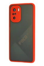 Uray store Xiaomi Poco F3 Kılıf Montreal Silikon Kapak - Kırmızı - Görsel 2