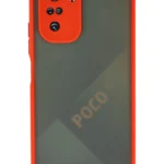 Uray store Xiaomi Poco F3 Kılıf Montreal Silikon Kapak - Kırmızı
