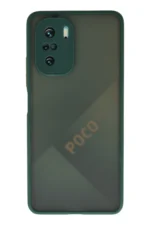 Uray store Xiaomi Poco F3 Kılıf Montreal Silikon Kapak - Yeşil