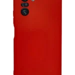 Uray store Xiaomi Poco F3 Kılıf Nano içi Kadife Silikon - Kırmızı