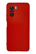 Uray store Xiaomi Poco F3 Kılıf Nano içi Kadife Silikon - Kırmızı