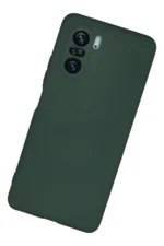 Uray store Xiaomi Poco F3 Kılıf Nano içi Kadife Silikon - Koyu Yeşil - Görsel 3