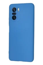 Uray store Xiaomi Poco F3 Kılıf Nano içi Kadife Silikon - Mavi - Görsel 3
