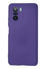 Uray store Xiaomi Poco F3 Kılıf Nano içi Kadife Silikon - Mor