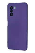 Uray store Xiaomi Poco F3 Kılıf Nano içi Kadife Silikon - Mor - Görsel 3