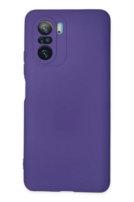 Uray store Xiaomi Poco F3 Kılıf Nano içi Kadife Silikon - Mor